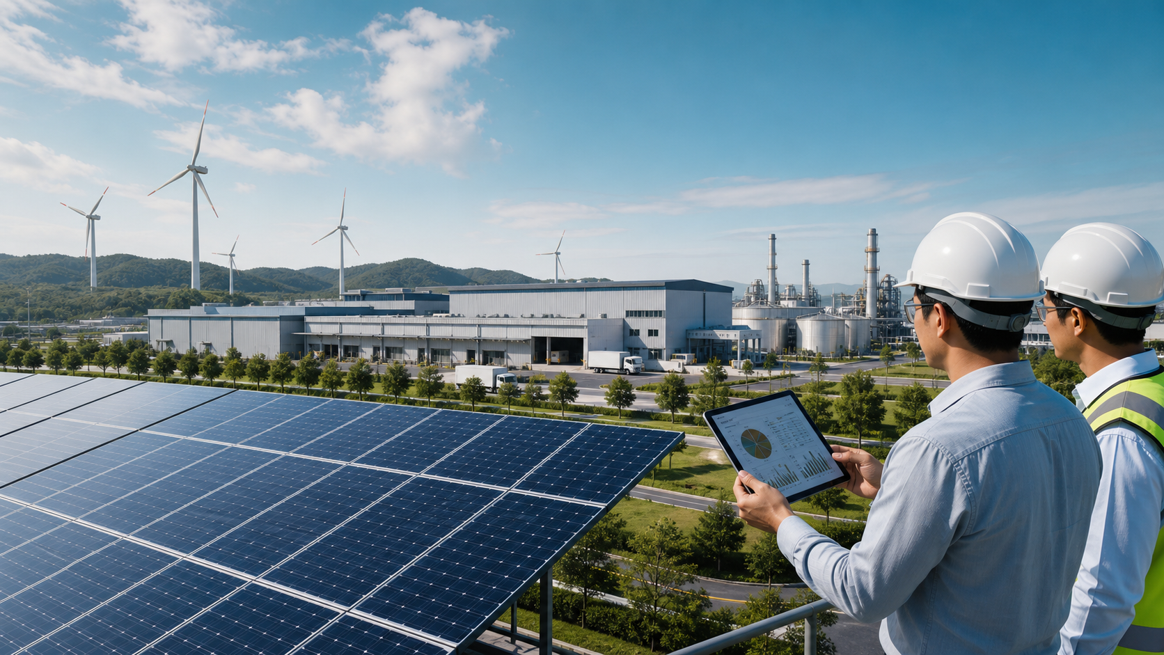 ESG transition and carbon reduction infrastructure
